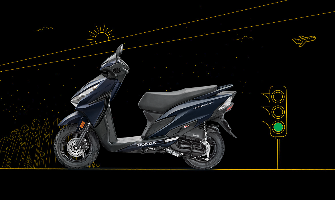 Honda grazia new model scooty hot sale